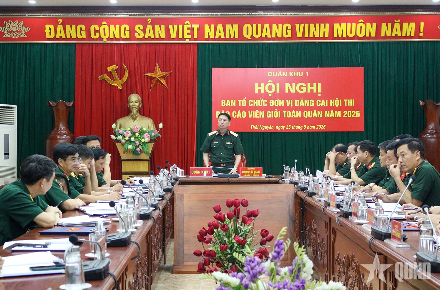 Quân khu 1 làm tốt công tác tổ chức Hội thi Báo cáo viên giỏi toàn quân năm 2026